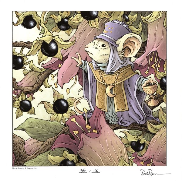 Image for MOUSE GUARD COLOR PRINT NUMBERED & SIGNED DAVID PETERSEN