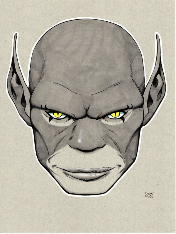 Image for PANTHRO (THUNDERCATS) ORIGINAL ART SIGNED DREW MOSS