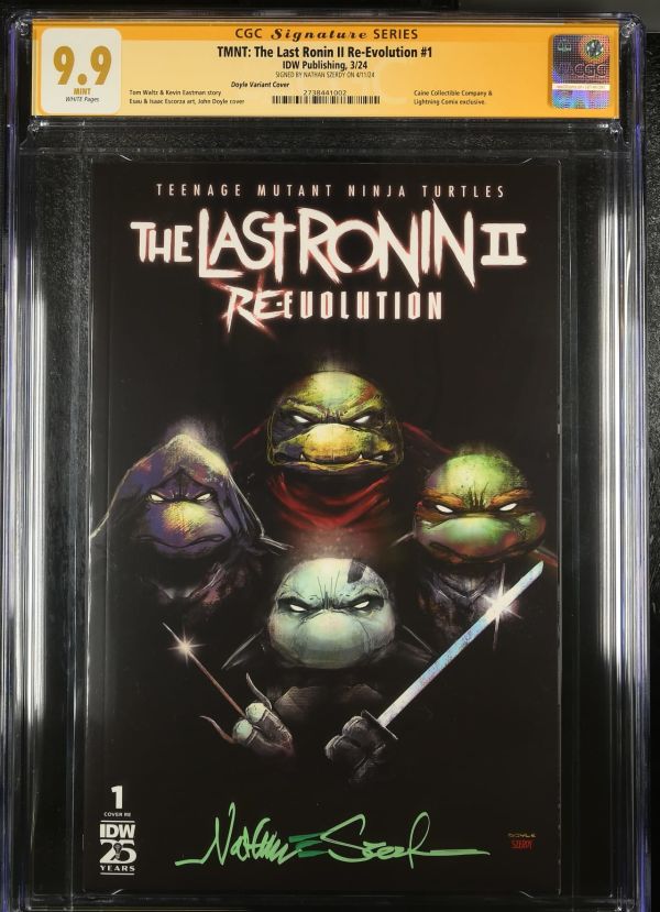 Image for TMNT: The Last Ronin II Re-Evolution #1 CGC 9.9 Signed by Nathan Szerdy