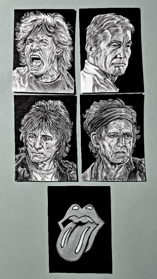 Image for  "THE ROLLING STONES METAL" SKETCHCARD COLLECTION SET