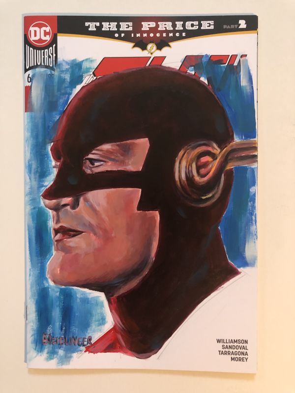Image for The Flash TV Show Acrylic Sketch Cover