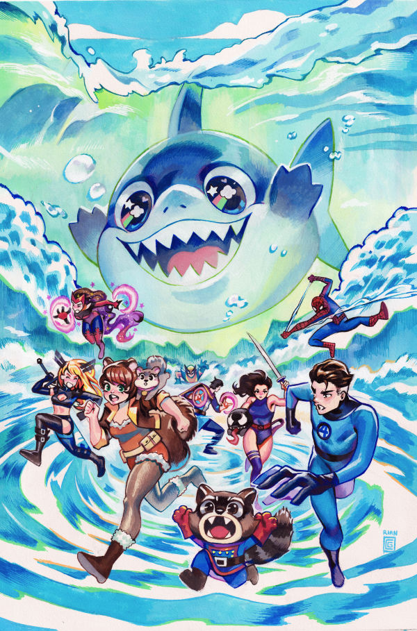 Image for It's Jeff: jeff the Land Shark #2 Cover by Rian Gonzales