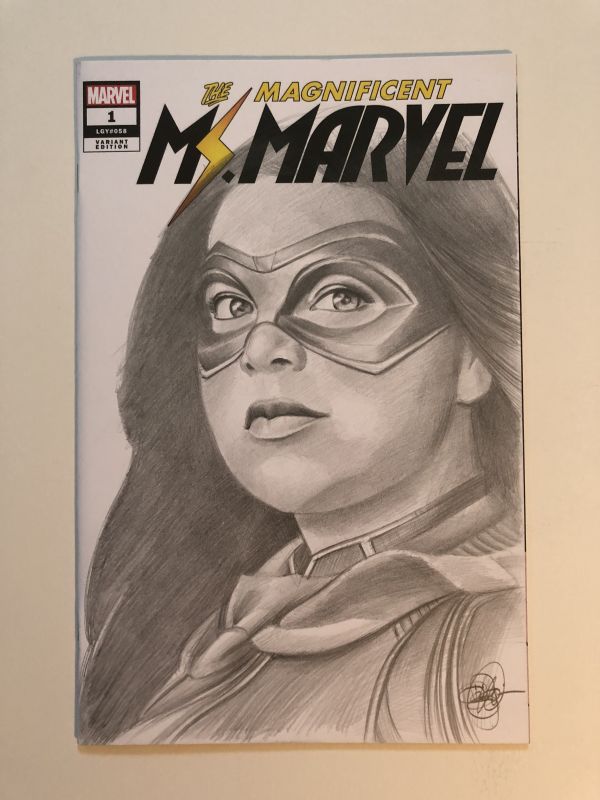 Image for Ms. Marvel Pencil Sketch Cover