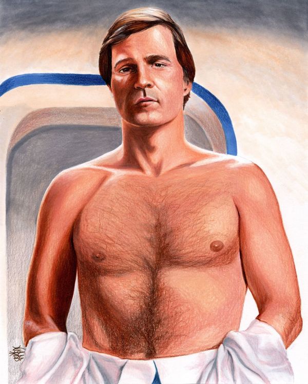 Image for Gil Gerard as Buck Rogers by Bill Crabb from "Planet of the Amazon Women" episode