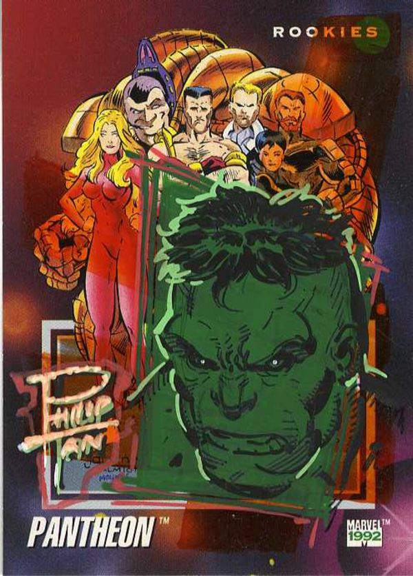 Image for Hulk Sketch Card Remark by Philip Tan