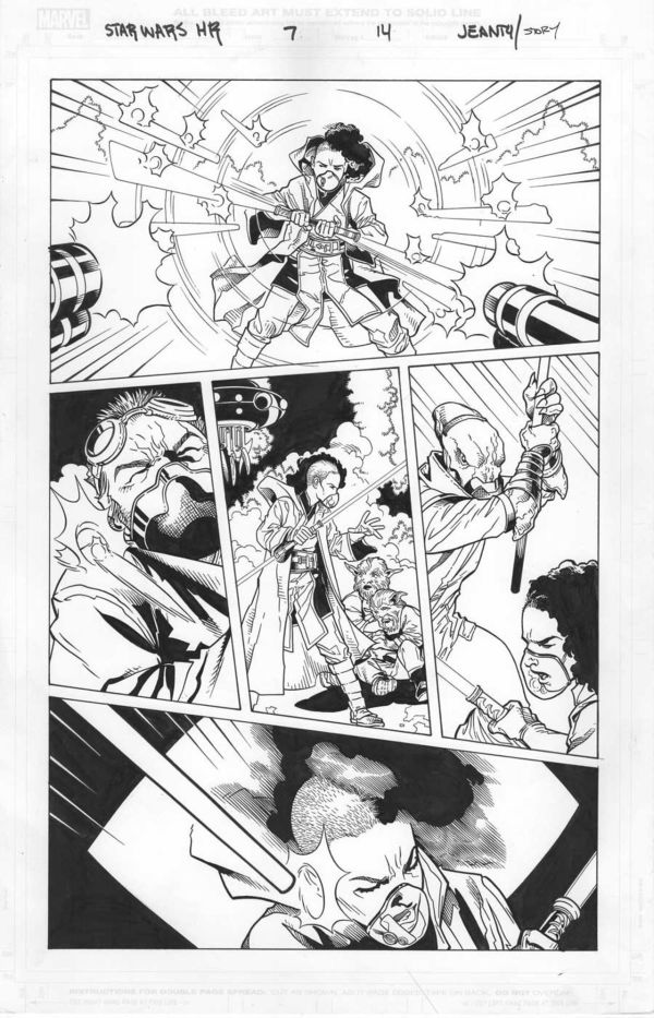 Image for Star Wars High Republic 7 Page 14 Georges Jeanty and Karl Story. Signed by Georges Jeanty