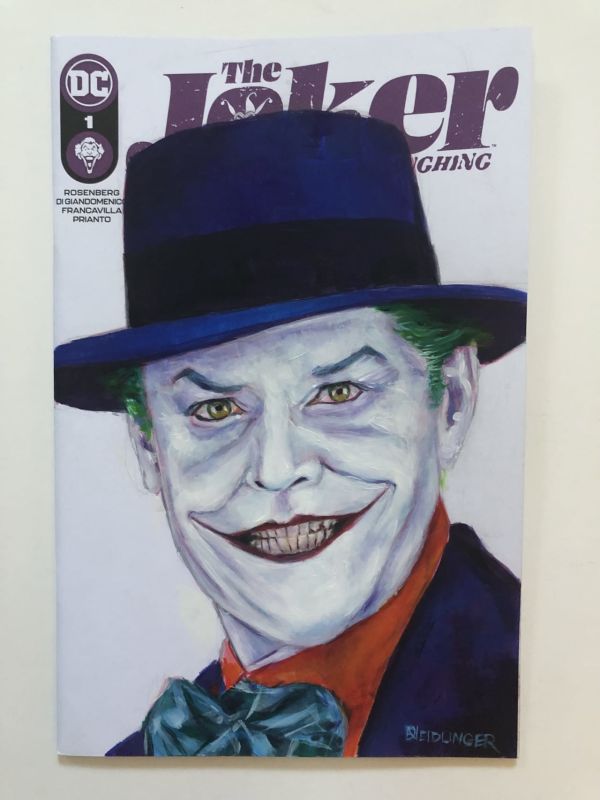 Image for Joker Sketch Cover Acrylic Painting