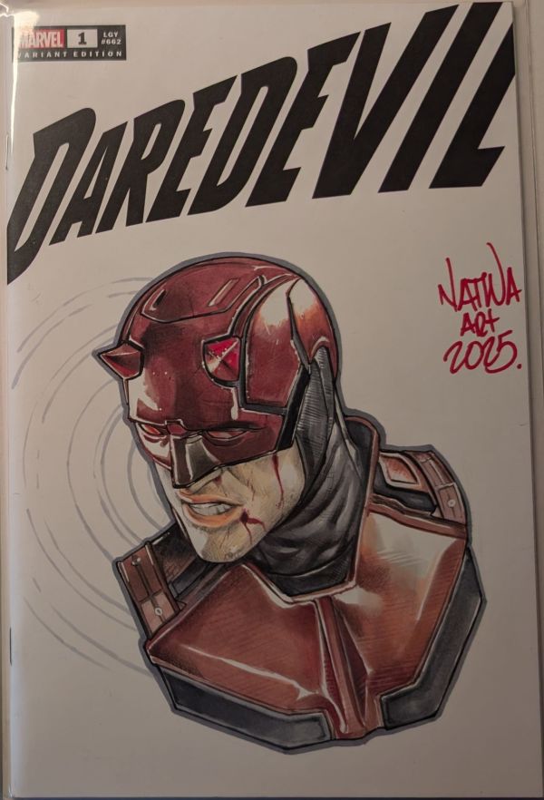 Image for Daredevil Bust Sketch by Nate Melendez