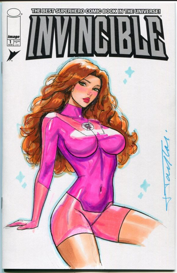 Image for Atom Eve Invincible Sketch Cover by Jeff Taylor
