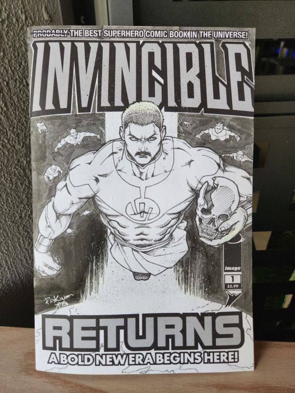 Image for Invincible Returns Sketch Cover Thragg
