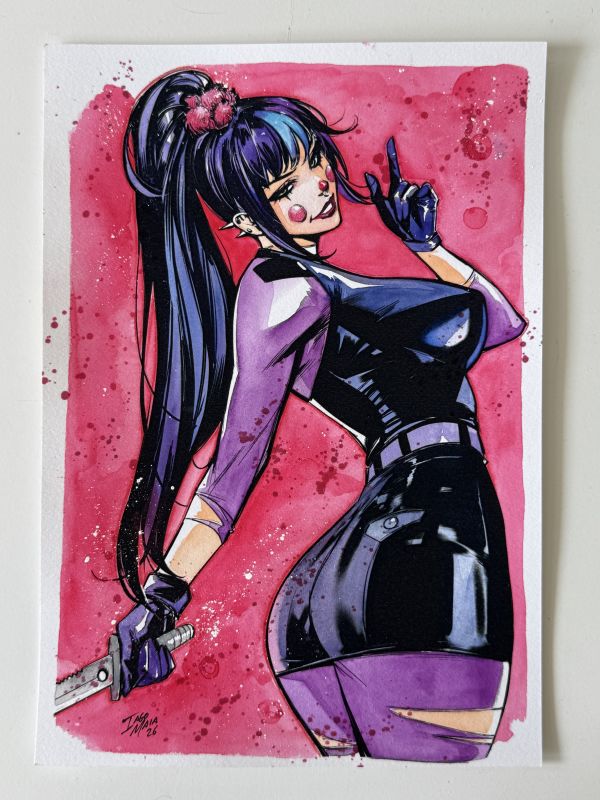 Image for Punchline DC Comic 9x12 Art
