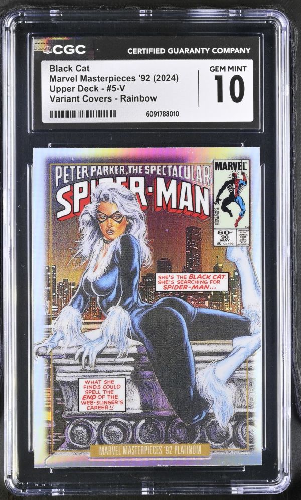 Image for Black Cat #5-V Marvel Masterpieces '92 Variant CGC 10