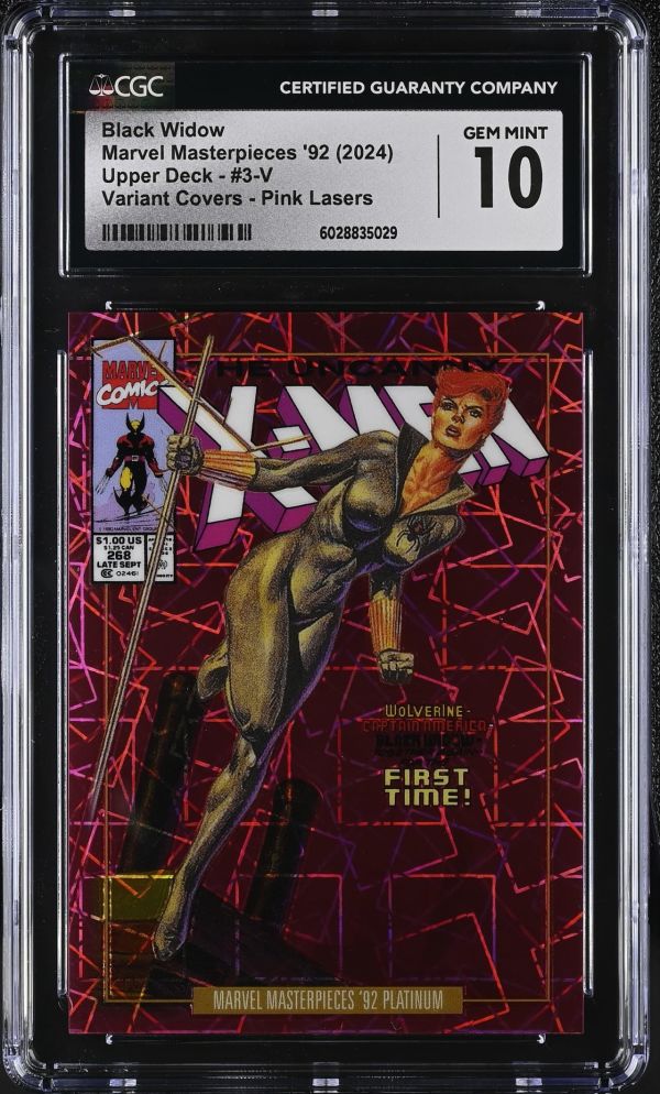 Image for Black Widow #3-V Marvel Masterpieces '92 Variant Covers CGC 10