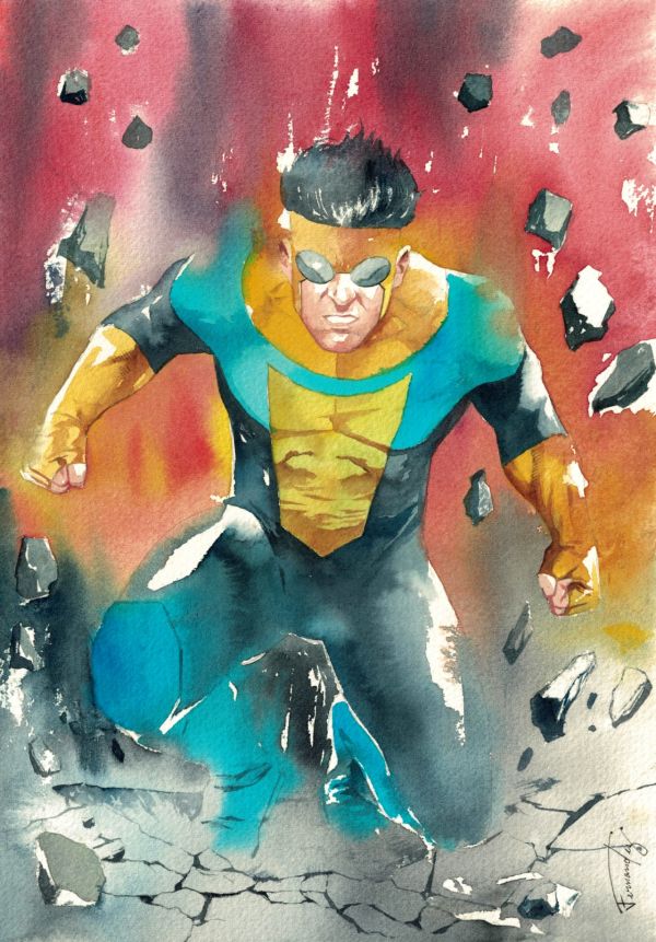 Image for Invincible Watercolor Illustration