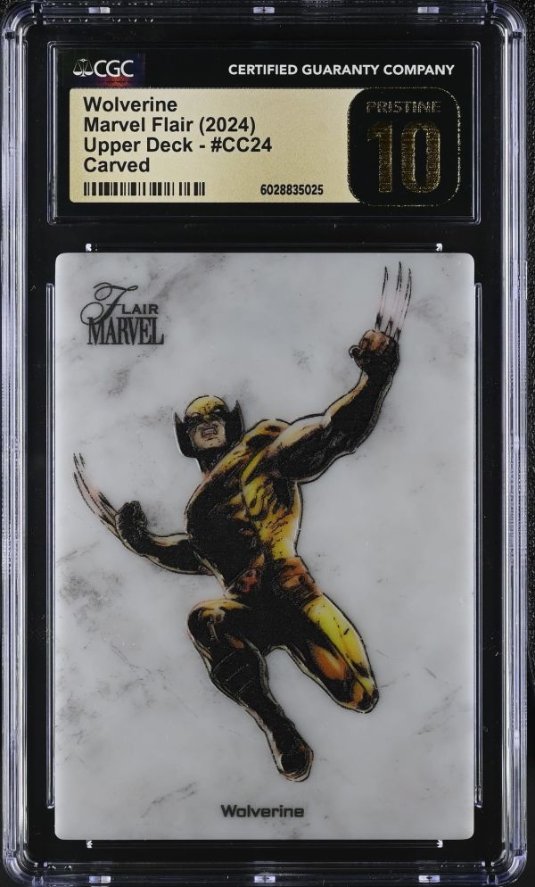 Image for Wolverine Marvel Flair #CC24 CGC Pristine 10