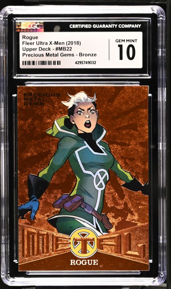 Image for Rogue #MB22 Fleer Ultra X-Men Precious Metal Gems Bronze CGC 10
