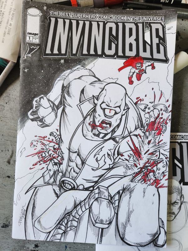 Image for Invincible Sketch Cover Allen the Alien