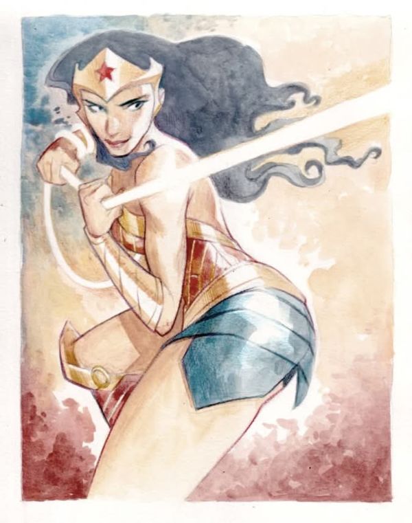Image for Wonder Woman Illustration by Miki Montlló