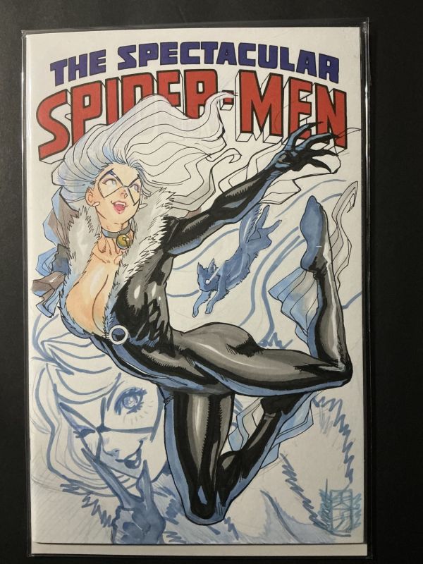 Image for Black Cat Sketch Cover by Alfredo Cardona