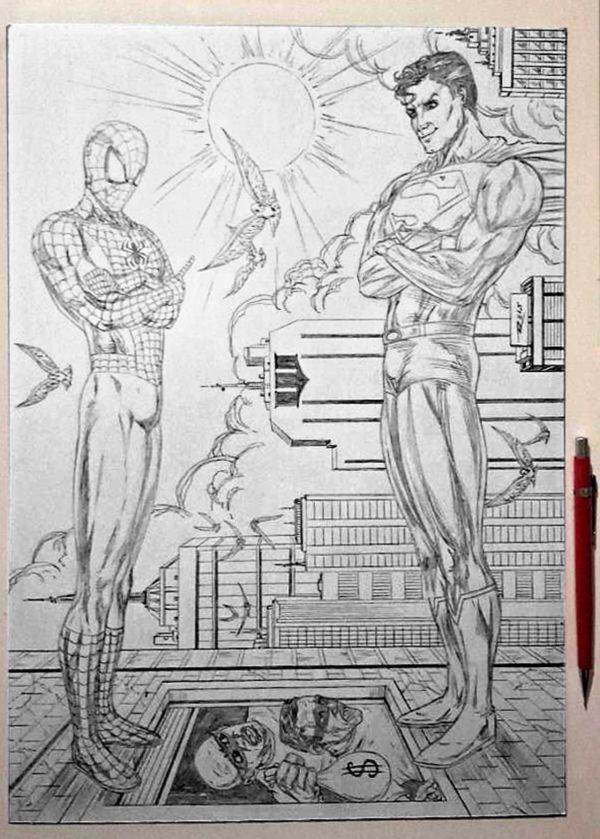 Image for Spiderman Superman 🔥 MARVEL vs DC⭐️