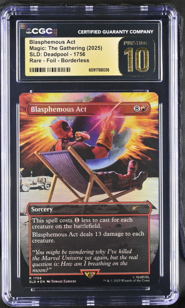 Image for Blasphemous Act #1756 SLD: Deadpool CGC Pristine 10