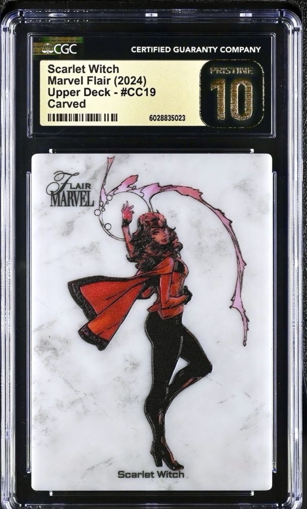 Image for Scarlet Witch #CC19 Marvel Flair Carved CGC Pristine 10