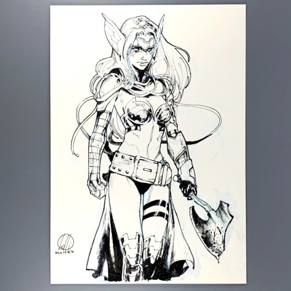Image for Angela (Spawn) Original Art by Matteo Lolli