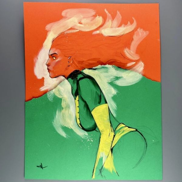 Image for Phoenix 8.5x11" Joey Lee Cabral Original Art New York Comic Con