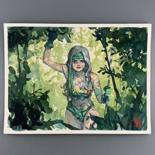 Image for Rogue 9x12 Original Art by Nico Henrichon
