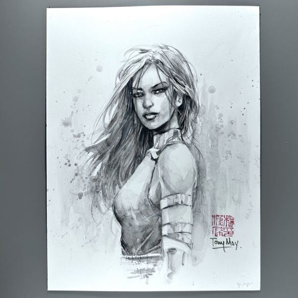 Image for Psylocke Original Art Commission by Tony Moy