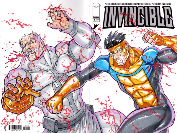Image for Invincible VS Conquest illustrated by Sly!