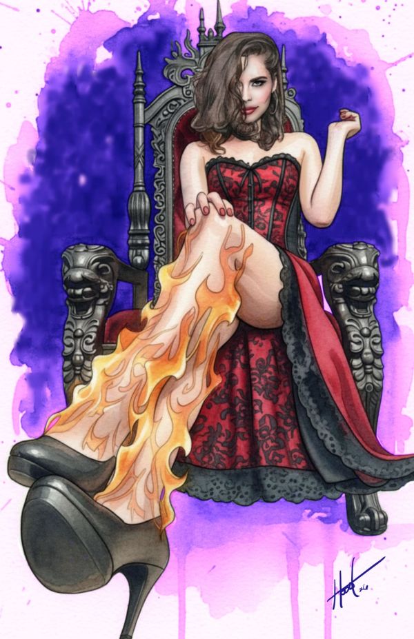 Image for Woman on Throne 