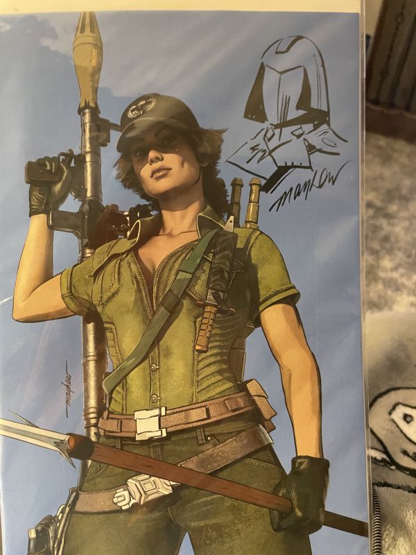 Image for GI Joe #303G Virgin Cover Signed and Remarqued by Mike Mayhew