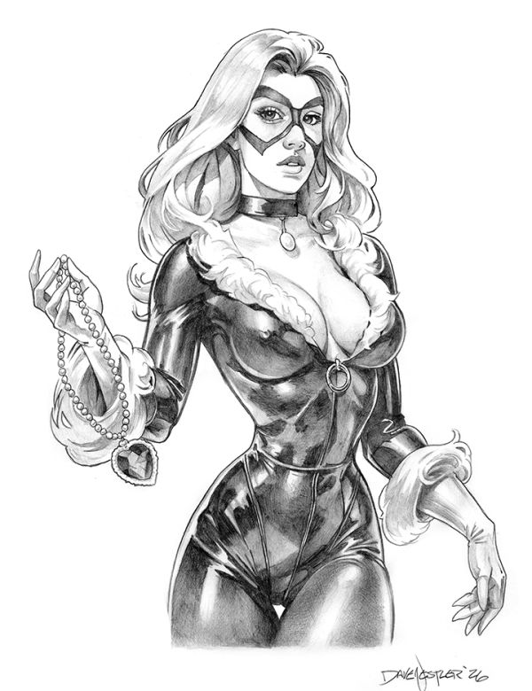 Image for "Black Cat" original pencil sketch from Dave Nestler
