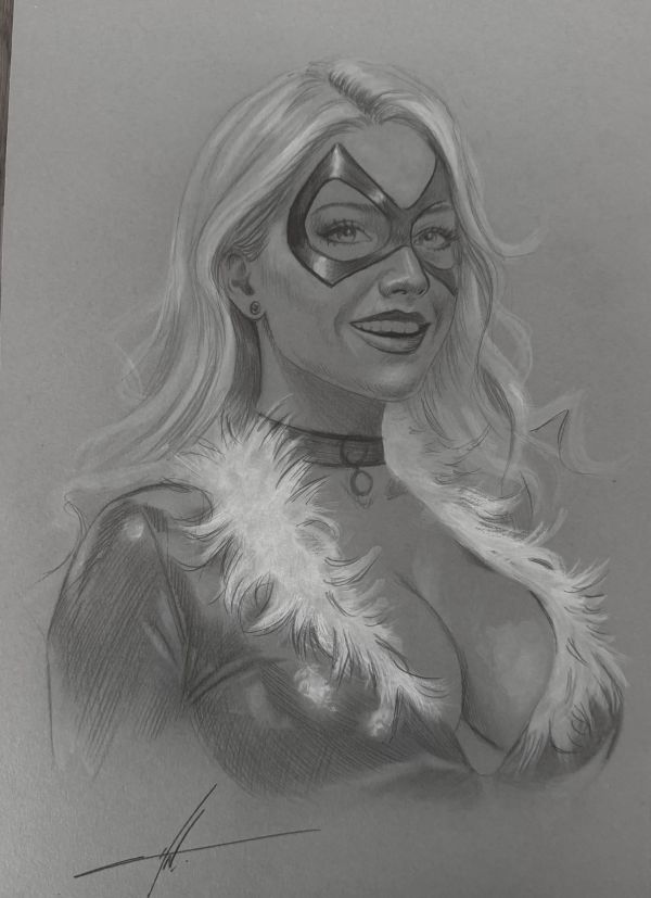 Image for Black Cat Portrait by Carla Cohen