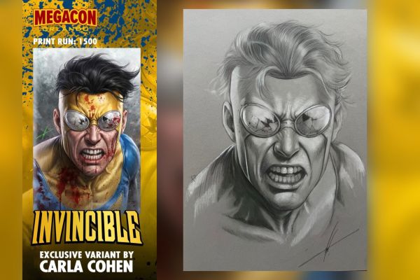 Image for Invincible Cover Original Sketch by Carla Cohen