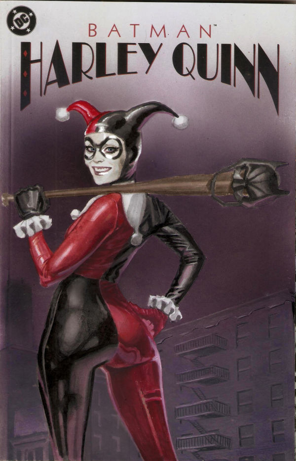 Image for harley quinn blank cover original art by jefter