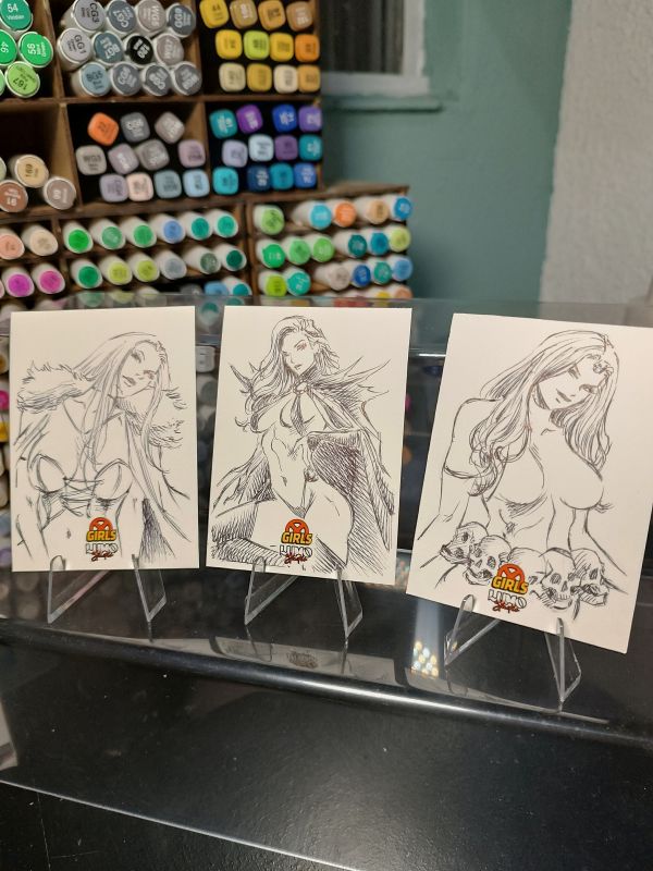 Image for Xgirls Sketch Cards (2°) by Rafael Paiva
