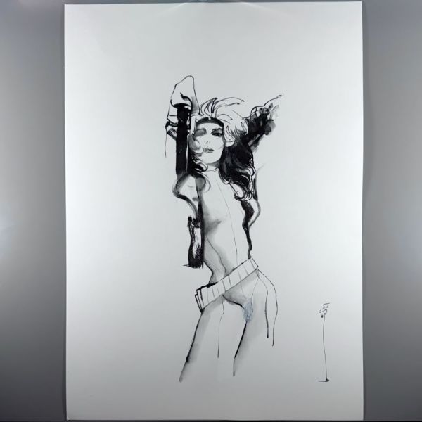 Image for Rogue Minimalist Ink Art by Helena Masellis