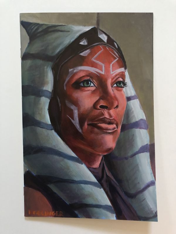 Image for Ahsoka Sketch Cover Original Art