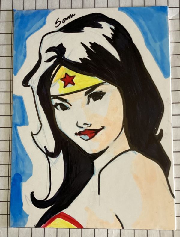 Image for Wonder woman - Personal Sketch Card 