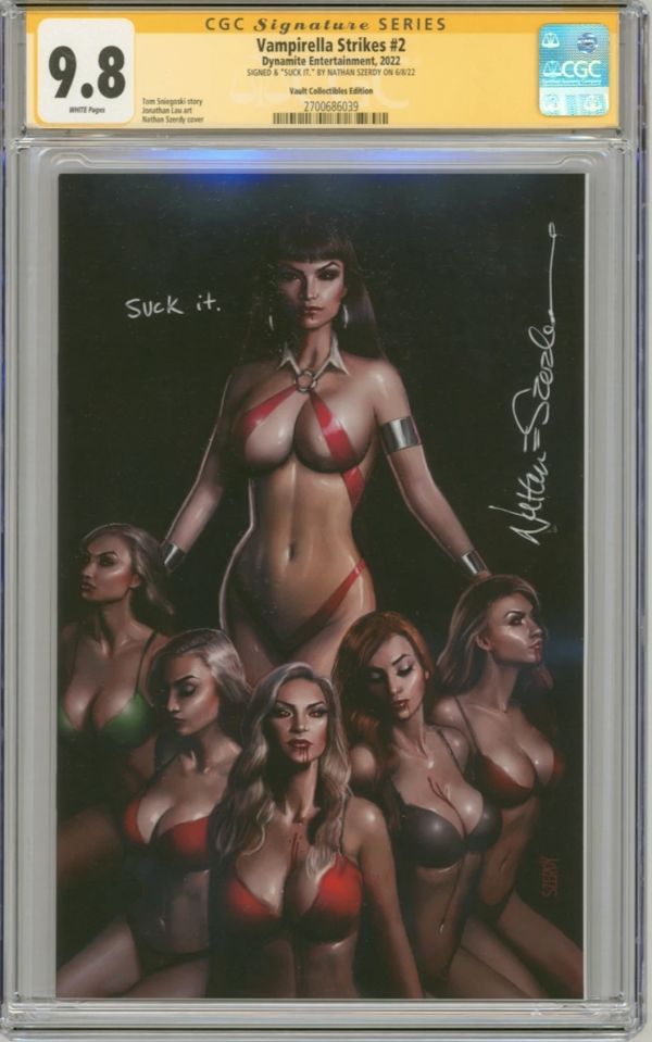 Image for Vampirella Strikes #2 CGC 9.8 Signed by Nathan Szerdy