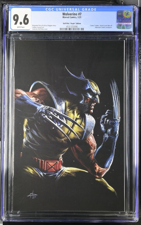 Image for Wolverine #7 CGC 9.6 Dell'Otto Virgin Edition