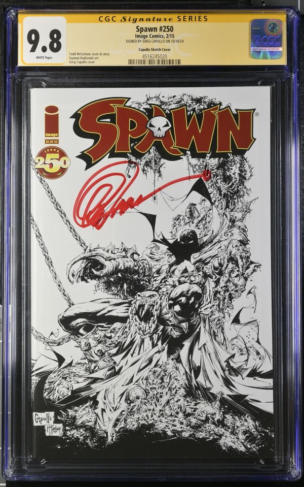Image for Spawn #250 CGC 9.8 Signed by Greg Capullo