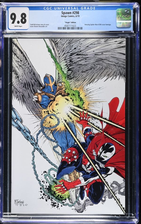 Spawn #298 Virgin Edition CGC 9.8 Graded Comics Listed by | Raremarq