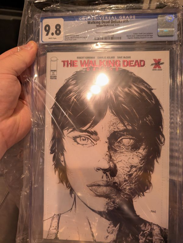 Image for Walking Dead Deluxe #11 CGC 9.8 Red Foil Edition