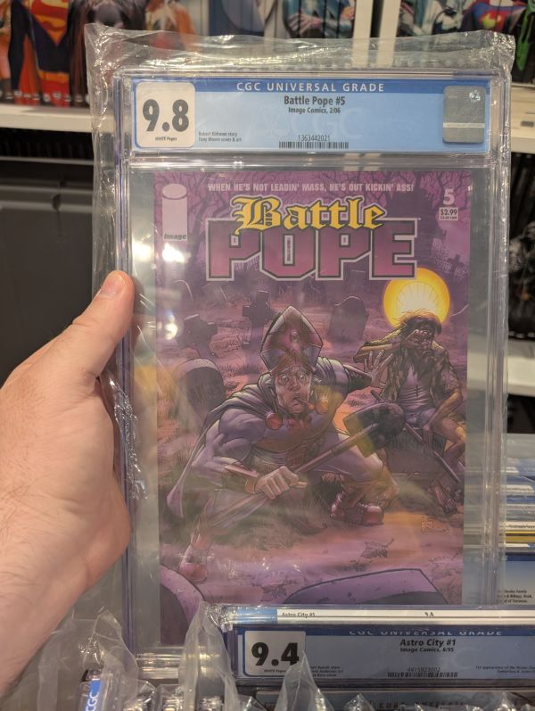 Image for Battle Pope #5 CGC 9.8