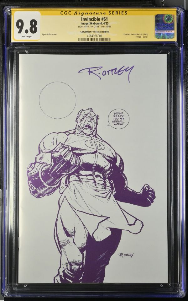 Image for Invincible #61 CGC 9.8 Signed by Ryan Ottley