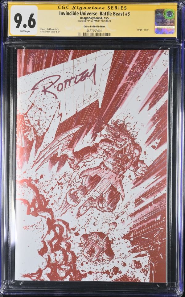Image for Invincible Universe: Battle Beast #3 CGC 9.6 Signed by Ryan Ottley