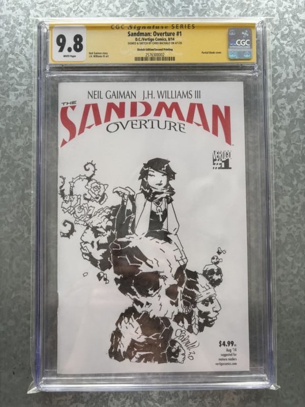 Image for Sandman Death Original Sketch Art by Chris Bachalo CGC 9.8